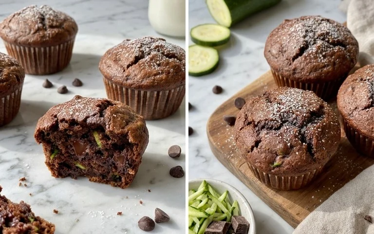 Muffins Chocolat Courgette Sans Gluten : Recette Facile